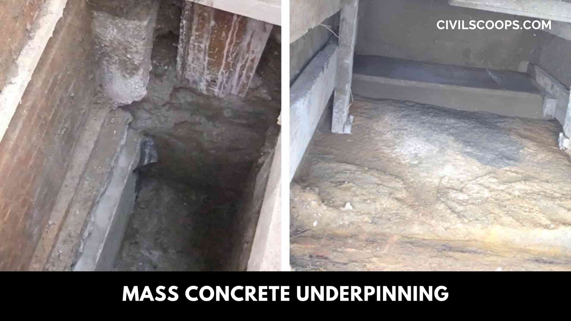 Mass Concrete Underpinning