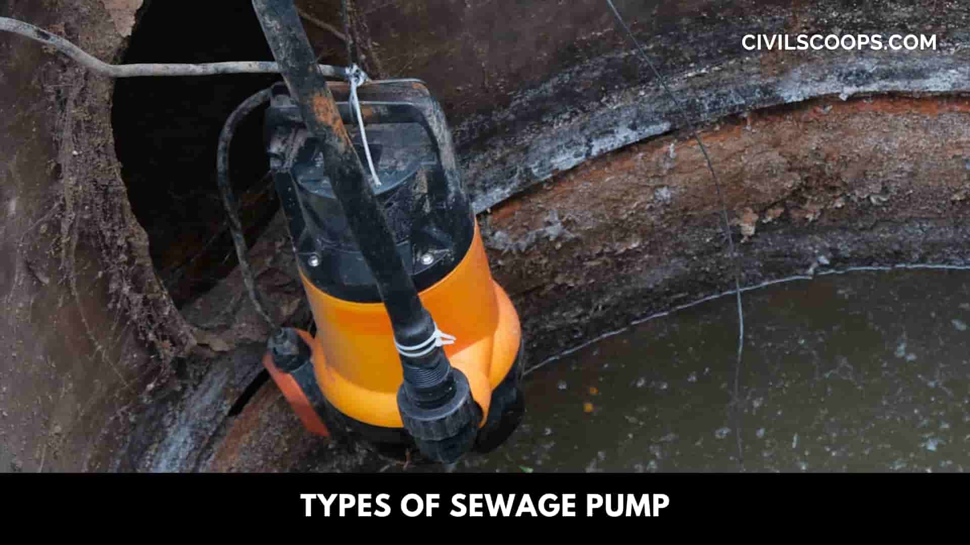 Types of Sewage Pump