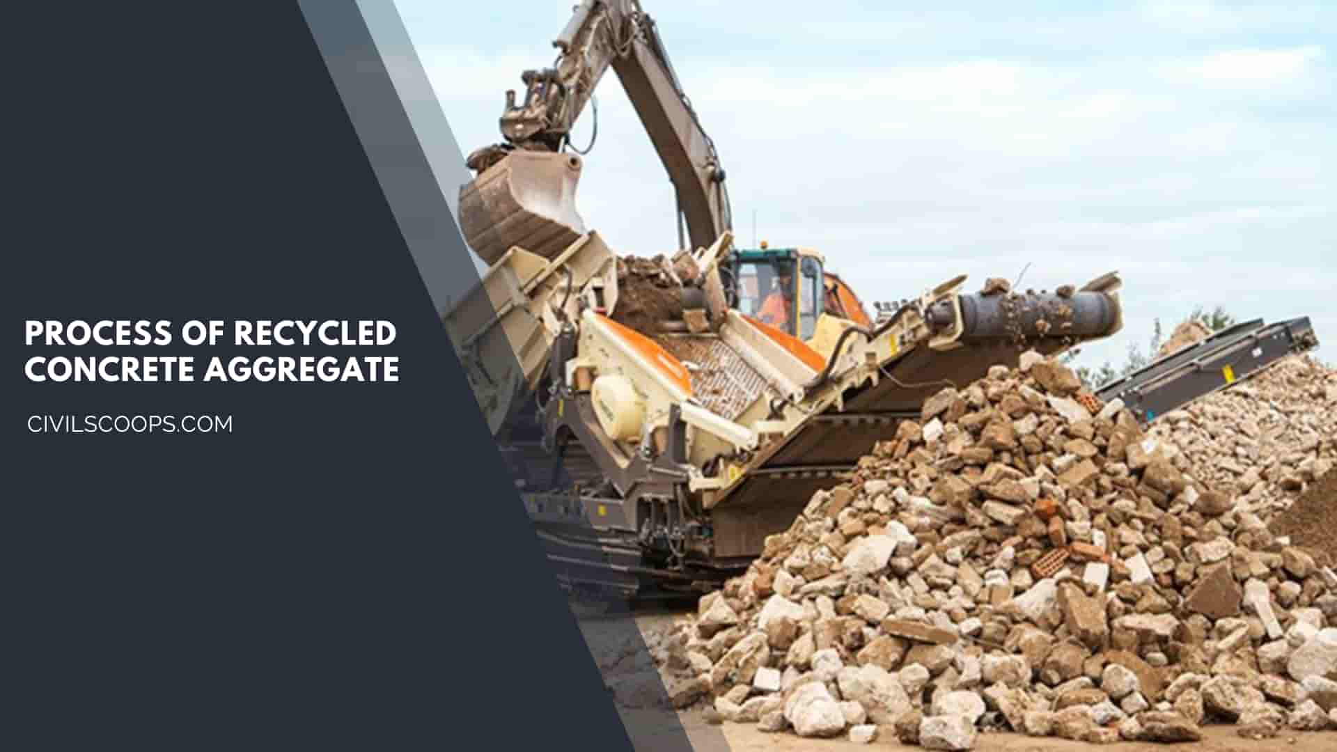 Process of Recycled Concrete Aggregate