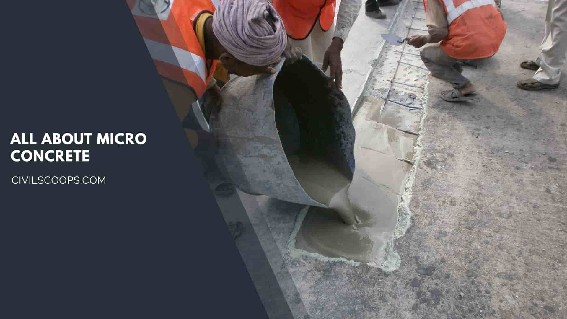 all about Micro Concrete