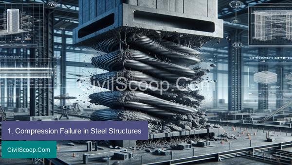 1. Compression Failure in Steel Structures