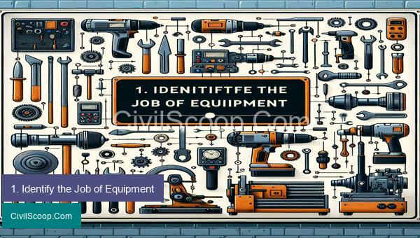 1. Identify the Job of Equipment