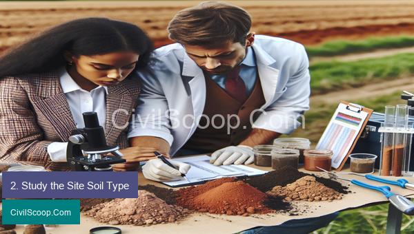 2. Study the Site Soil Type