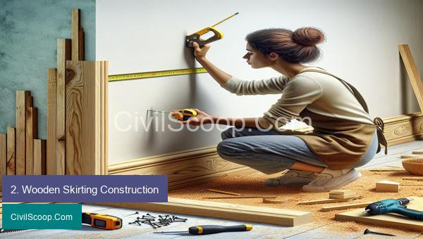 2. Wooden Skirting Construction