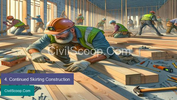 4. Continued Skirting Construction