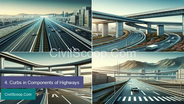 4. Curbs in Components of Highways