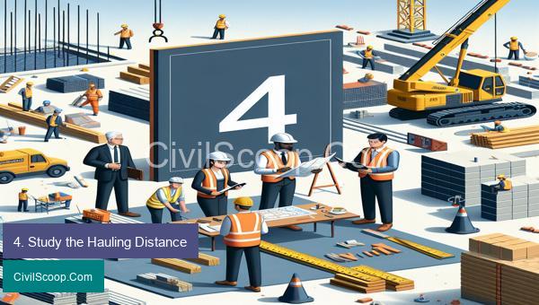 4. Study the Hauling Distance