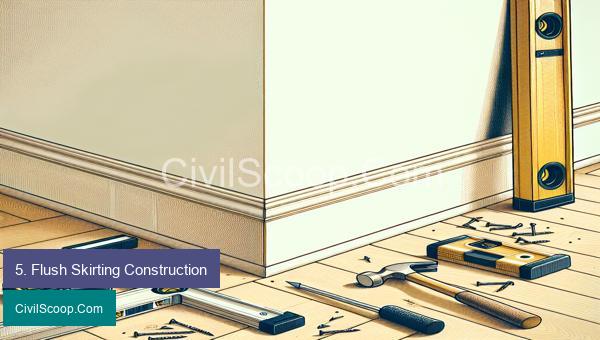 5. Flush Skirting Construction