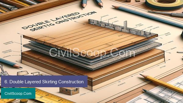 6. Double Layered Skirting Construction