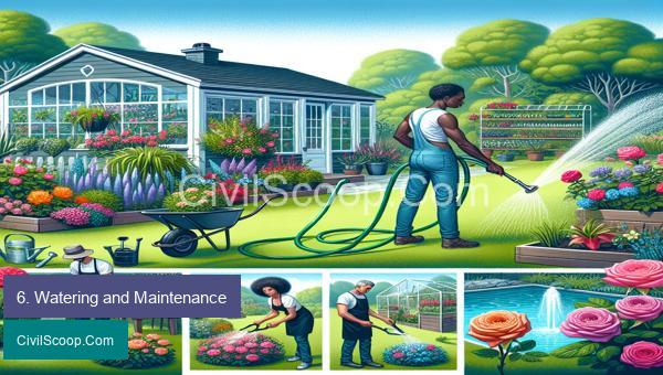 6. Watering and Maintenance
