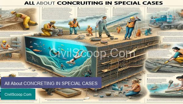 All About CONCRETING IN SPECIAL CASES