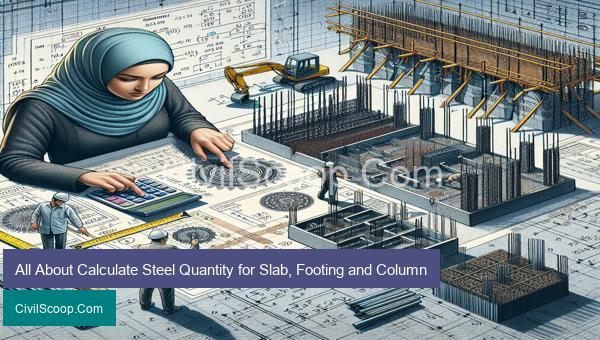All About Calculate Steel Quantity for Slab, Footing and Column