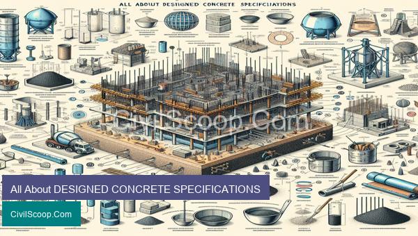 All About DESIGNED CONCRETE SPECIFICATIONS