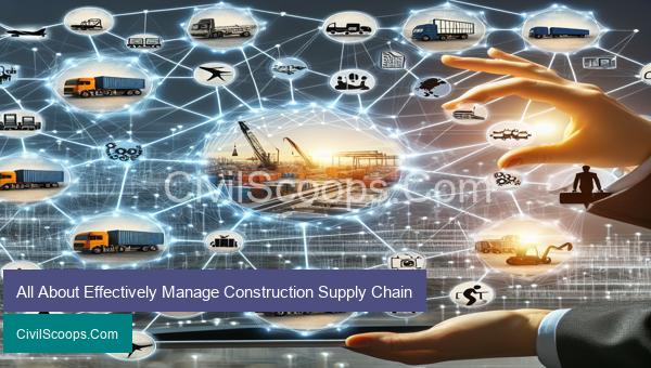 All About Effectively Manage Construction Supply Chain