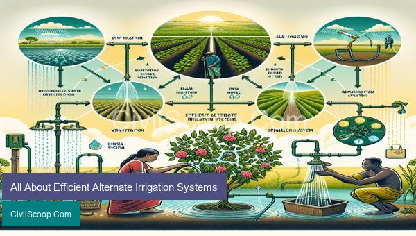 All About Efficient Alternate Irrigation Systems