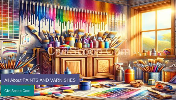 All About PAINTS AND VARNISHES