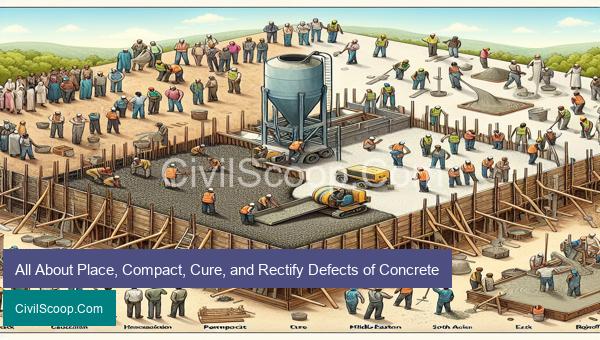 All About Place, Compact, Cure, and Rectify Defects of Concrete