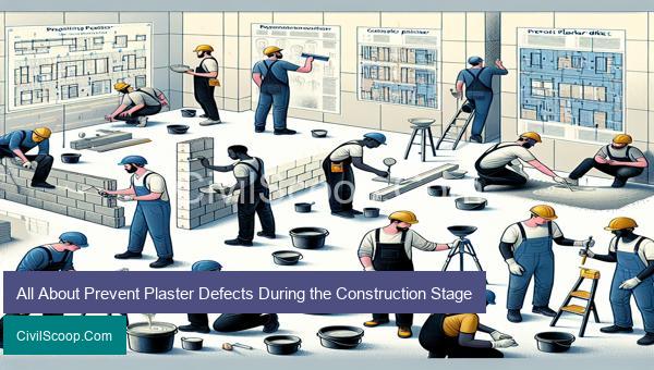 All About Prevent Plaster Defects During the Construction Stage