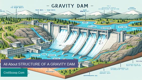 All About STRUCTURE OF A GRAVITY DAM