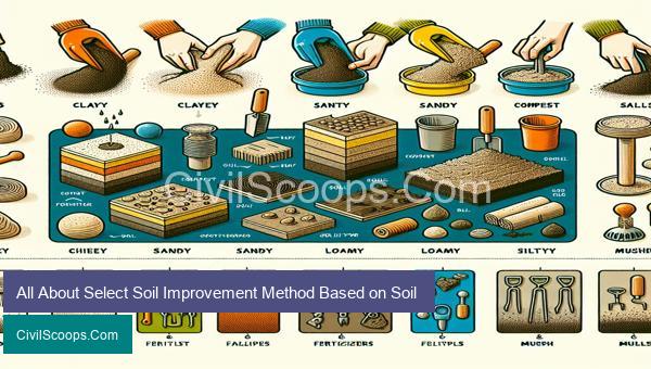 All About Select Soil Improvement Method Based on Soil
