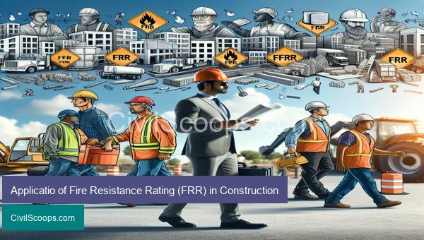 Applicatio of Fire Resistance Rating (FRR) in Construction
