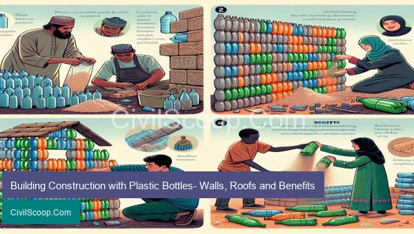 Building Construction with Plastic Bottles- Walls, Roofs and Benefits
