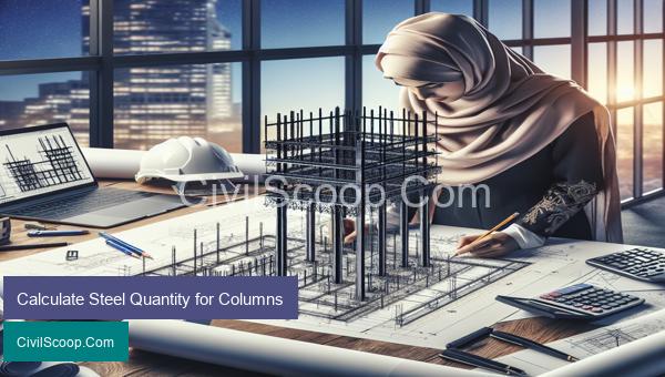Calculate Steel Quantity for Columns