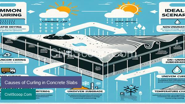 Causes of Curling in Concrete Slabs