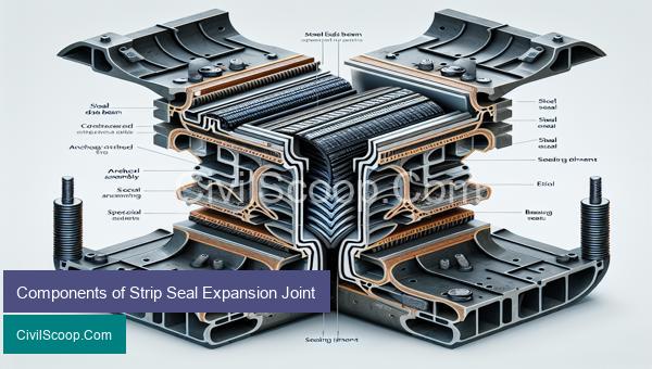 Components of Strip Seal Expansion Joint