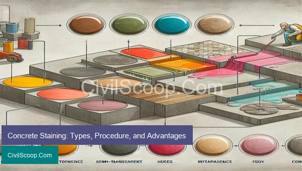 Concrete Staining: Types, Procedure, and Advantages