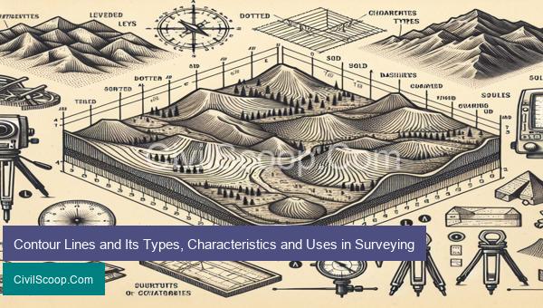Contour Lines and Its Types, Characteristics and Uses in Surveying