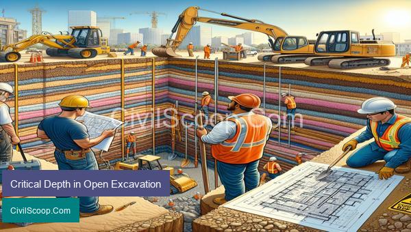 Critical Depth in Open Excavation