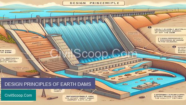 DESIGN PRINCIPLES OF EARTH DAMS