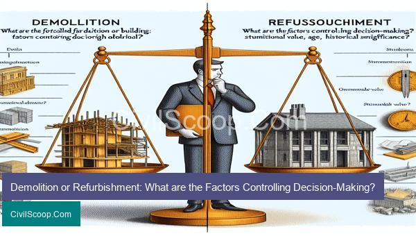 Demolition or Refurbishment: What are the Factors Controlling Decision-Making?