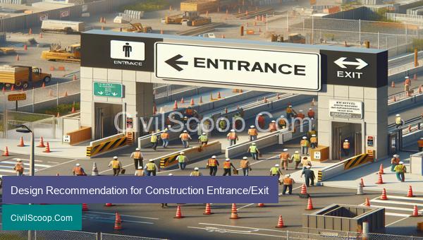 Design Recommendation for Construction Entrance/Exit