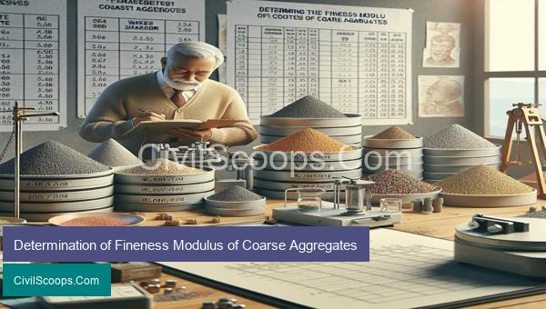 Determination of Fineness Modulus of Coarse Aggregates