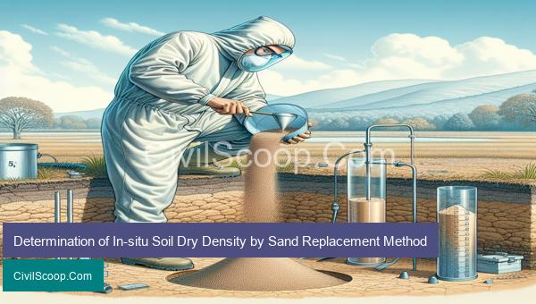 Determination of In-situ Soil Dry Density by Sand Replacement Method
