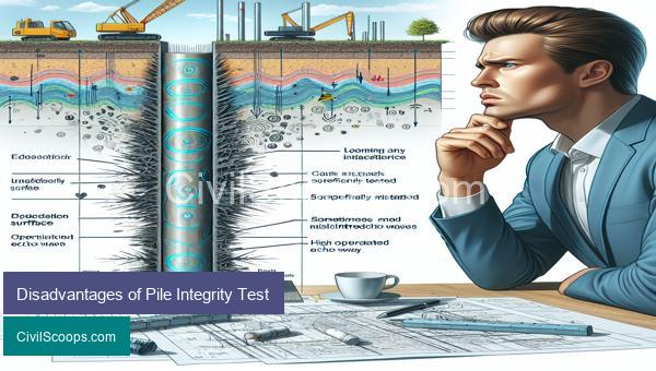 Disadvantages of Pile Integrity Test