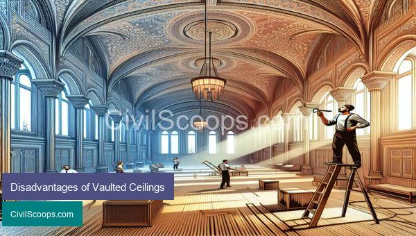Disadvantages of Vaulted Ceilings