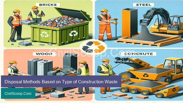 Disposal Methods Based on Type of Construction Waste