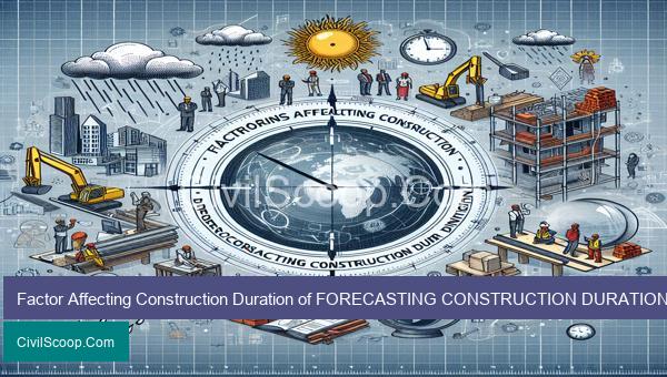 Factor Affecting Construction Duration of FORECASTING CONSTRUCTION DURATION
