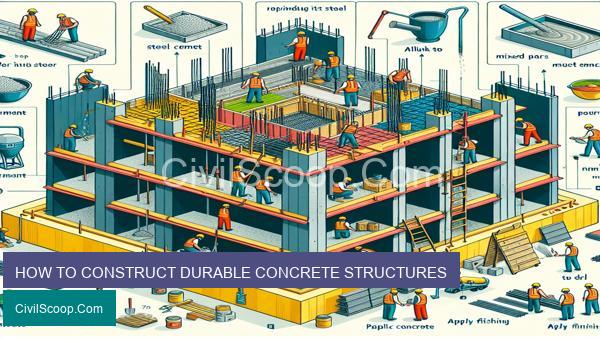 HOW TO CONSTRUCT DURABLE CONCRETE STRUCTURES