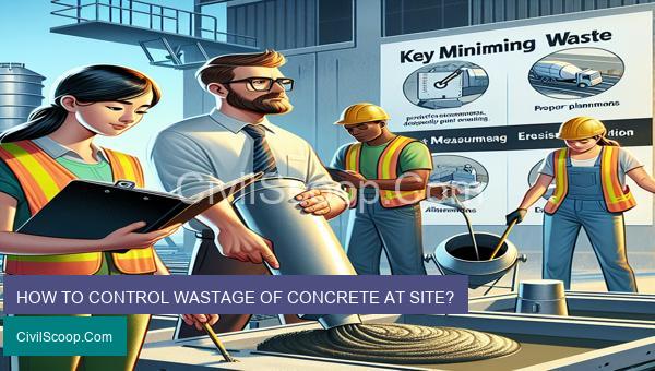 HOW TO CONTROL WASTAGE OF CONCRETE AT SITE?