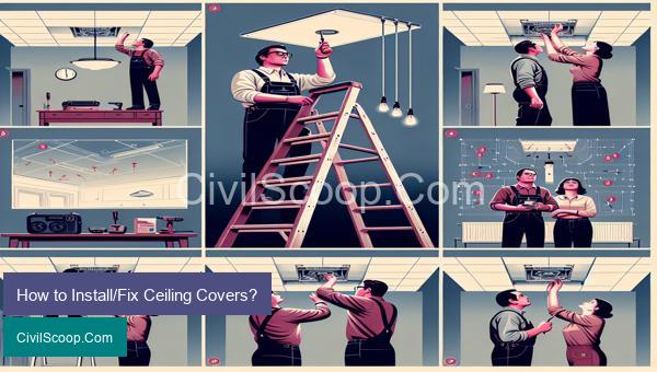 How to Install/Fix Ceiling Covers?