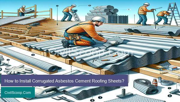 How to Install Corrugated Asbestos Cement Roofing Sheets?