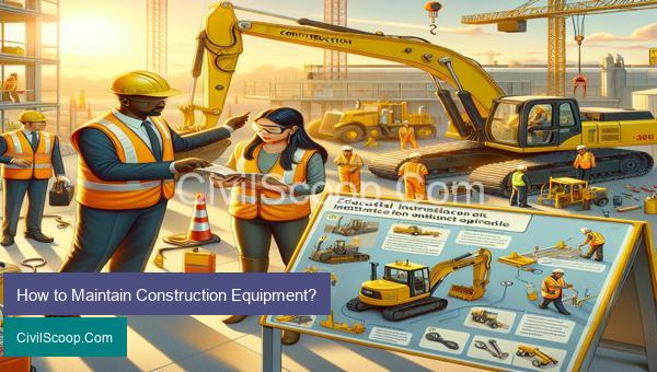 How to Maintain Construction Equipment?