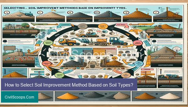 How to Select Soil Improvement Method Based on Soil Types?