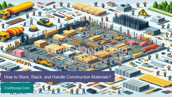 How to Store, Stack, and Handle Construction Materials?
