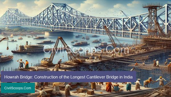 Howrah Bridge: Construction of the Longest Cantilever Bridge in India