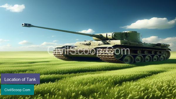 Location of Tank